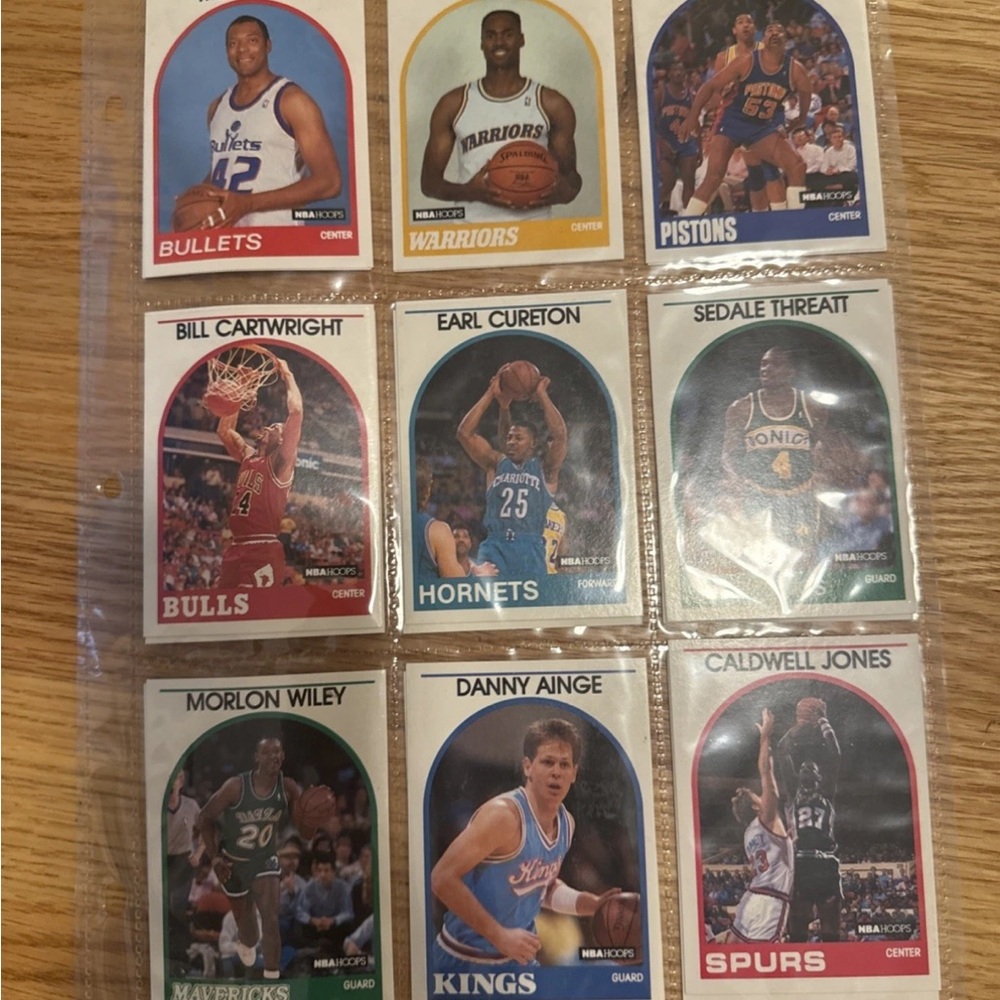 Vintage Basketball Trading Card Set 18 vintage basketball cards
